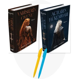 Varislerin Oyunu + Acıların Hükümdarı Ciltli / Adora Yağmur 2 Kitap Set + Alfa Kalem - Kitap