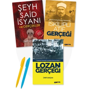 Alfa Kalem + Ümit Doğan 3 Kitap Set Şeyh Said - Iskilipli Atıf - Lozan Gerçeği -Kitap Moda Dağıtım