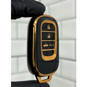 Barkas Elektronik Honda Civic Crv Hrv Accord Smart Nano Anahtar Kılıfı Siyah