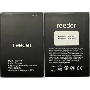 Axya Reeder P13  Uyumlu Pil Batarya HB001