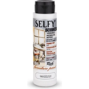 Selfy Decor Kendinden Vernikli 500CC Mobilya Boyası Antik Beyaz 09470