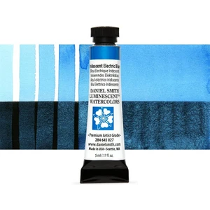 Daniel Smith Extra Fine Tüp Suluboya 5 ml Seri 1 Iridescent Electric Blue (Luminescent)