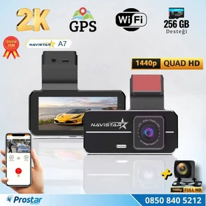 A7 Wifi + Gps 2k Çift Kameralı 170° Geniş Açı Lens Gece G?