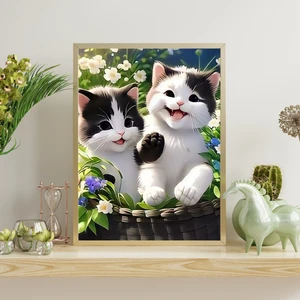 Lule Hobby Sayılarla Boyama Set Yavru Kedileri 40X50 cm
