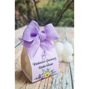 8 Mart Kadınlar Günü Hediyesi Bubble Mum