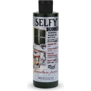 Selfy Decor Kendinden Vernikli 240CC Mobilya Boyası Amsterdam Green