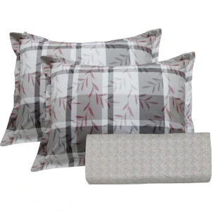 Güllüce Home Çift Kişilik Lastikli Çarşaf & Volanlı Yastık Kılıfı