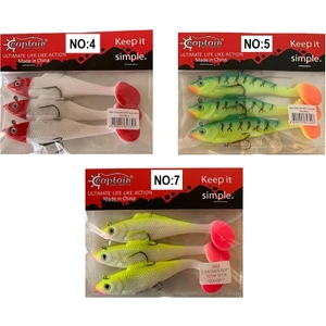 3568 Cracker Soft 12CM 26GR 3'lü Paket Silikon Suni Yem