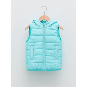 LC Waikiki Lcw Kids Kapüşonlu Basic Kız Çocuk Şişme Yelek