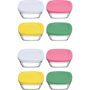 8'li Pudding/kahvaltılık Saklama Kabı 310 cc 96840