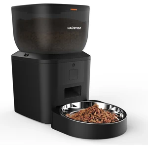 QQ023 Akıllı Kedi Köpek Mama Kabı, Tuya App-Wifi Uzaktan Kontrol, 4lt Hazne, Metal Kase