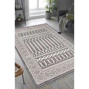 Efor Halı Elmina Gri Halı Yumuşak Oturma Odası Salon Çocuk Odası Mutfak Halısı QP038 60 x 110