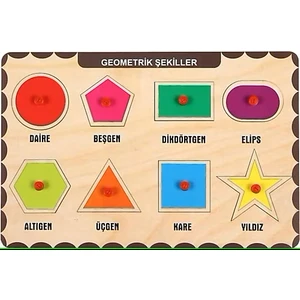 Ahşap Oyuncak -Geometrik Şekiller