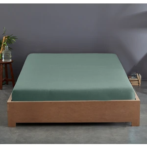 %100 Pamuk 62 Tel (155 TC) Okotex Sertifikalı Çift Kişilik 150x200 cm Lastikli Çarşaf