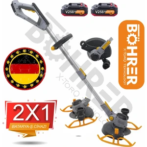 Alman V258 5 Ah Akülü Taşınabilir 3 Ü Bir Arada Çim Biçme Makinesi