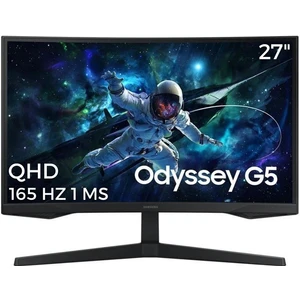 27" Odyssey G5 G55C LS27CG552EUXUF 1ms 165Hz (Hdmı+Dp) Qhd Curved Gaming Monitör