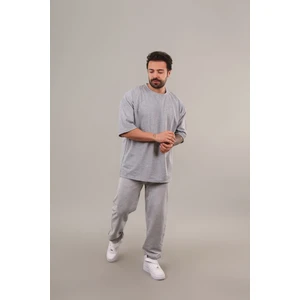 Erkek Tshirt Oversize Pijama Takımı
