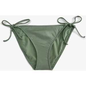 Parlak Brazilian Bikini Altı Yanları Bağlama Detaylı