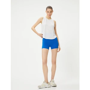 Spor Biker Tayt Ekstra Mini Yüksek Bel Slim Fit