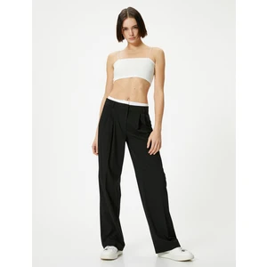 Basic Crop Atlet Ince Askılı Ribanalı Pamuklu Slim Fit