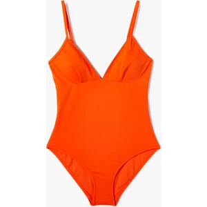 Ince Askılı Mayo V Yaka Kaplı