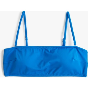 Straplez Bikini Üstü Çıkarılabilir Askılı Kaplı