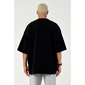 Erkek Oversize Pamuklu T-Shirt