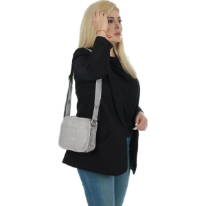 ZR Accessory Kanvas Kumaş Ham Keten Postacı Çanta Midi