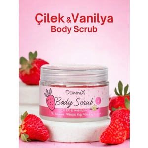 Vücut Peelingi Body Scrub Çilek Vanilya 300 ml