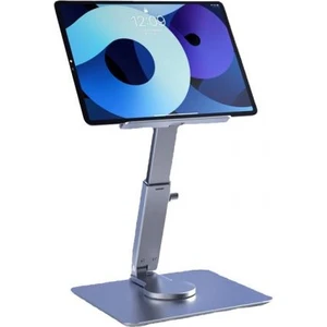 Ultra Sağlam Alüminyum Kaydırmaz Tabanlı Masa Üstü Tablet Standı, Yükseklik ve Açı Ayarlı