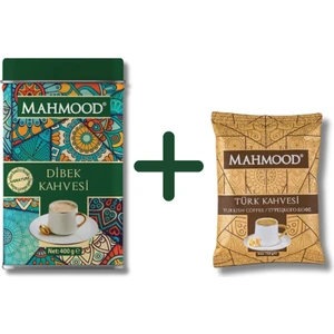 Mahmood Coffee Mahmood Dibek Kahvesi Ölçek Kaşıklı Teneke Kutu 400 Gr- Orta Kavrulmuş Türk Kahvesi 100 gr