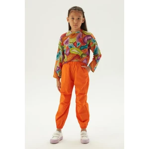 Kız Çocuk Oranj Pantolon