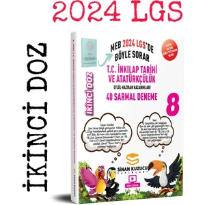 Sinan Kuzucu Yayınları 8. Sınıf T.C. İnkılap Tarihi ve Atatürkçülük Sarmal Branş Denemesi 2024