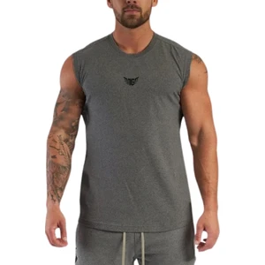 Genius Store Erkek Nem Emici Hızlı Kuruma Atletik Teknik Performans Sporcu Sıfır Kol T-Shirt Mg-Atlet