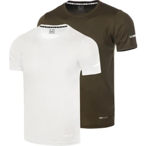 Genius Store Erkek Nem Emici Hızlı Kuruma Atletik Teknik Performans Spor T-Shirt Drıfıt-Kısakol2