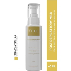 The Ceel Tüy Azaltıcı ve Nemlendirici Süt Epilasyon&lazer Sonrası Isırgan Otu ve Hyaluronik Asit Özlü 60 ml