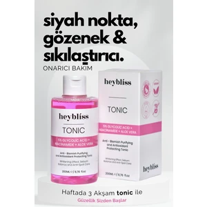 Heybliss Glikolik Asit İçerikli Canlandırıcı & Tonik (5% Glycolic Acid + Niacinamide + Aloe Vera) 200 ml