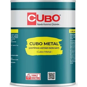 Cubo Metal Pas Boyası Ral 7016 Antrasit Gri 0,75 Litre