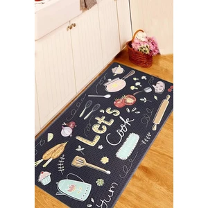 Decomia Home Dijital Kaymaz Yıkanabilir Iskandinav Salon Halısı Mutfak Halısı Yolluk