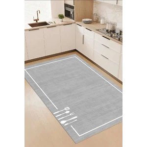 Decomia Home Dijital Kaymaz Yıkanabilir Iskandinav Salon Halısı Mutfak Halısı Yolluk