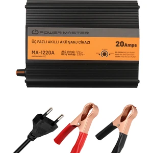 MA-1220A 12 Volt - 20 Amper Akıllı Akü Şarj Cihazı