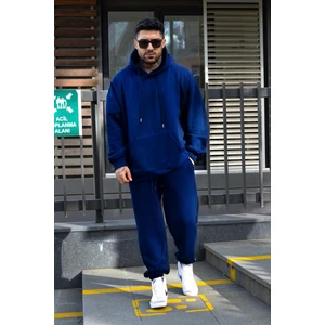 Erkek 3 Iplik Oversize Kapşonlu Eşofman Takımı