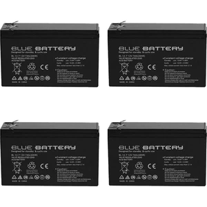Blue Battery 4 Adet Blue Battery 12V 7AH Bakımsız Kuru Akü 2025 TEMMUZ Üretim 12 Volt 7 Amper4