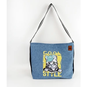 Woody Cord Kedi Dostu Kot Tote Çanta