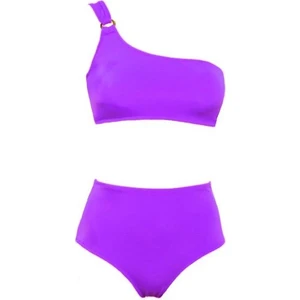 Tokalı Bikini Üst Yüksek Bel Alt Bıkını Takım Db200564bt