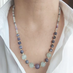 Devi Fashion Florit Doğal Taş Kolye