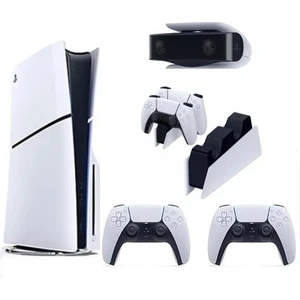Playstation 5 Slim Cd'li Edition + 2 Dualsense + Şarj Istasyonu + Ps5 Kamera Oyun Konsolu