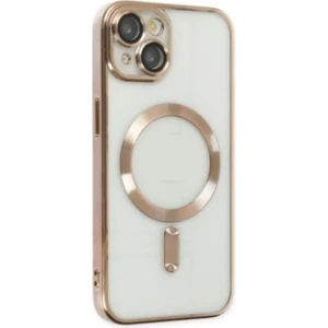 Eyl Techno iPhone 13 Kılıf Kamera ve Lens Korumalı Kablosuz Şarj Uyumlu Arkası Şeffaf Kapak