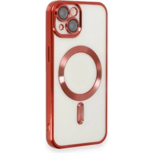 Eyl Techno iPhone 13 Kılıf Kamera ve Lens Korumalı Kablosuz Şarj Uyumlu Arkası Şeffaf Kapak