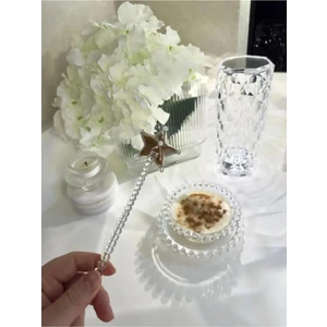 Ahlat Store 6 Adet Boncuk Detaylı Yıldız Şekilli Sihirli Tuzluk Karabiberlik  Baharatlık Asa Tuzluk Cam Değildir